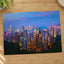 Hong Kong at Night from Mountains Photographic Art Print (7 Sizes) - Frameable