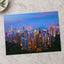Hong Kong at Night from Mountains Photographic Art Print (7 Sizes) - Frameable