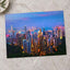 Hong Kong at Night from Mountains Photo Print Wall Decor