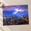 Hong Kong Skyline Lightning Strike Photography Print (7 Sizes) - Heavyweight