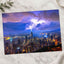 Hong Kong Skyline Lightning Strike Photography Print (7 Sizes) - Heavyweight