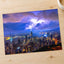 Hong Kong Skyline Lightning Strike Photography Print (7 Sizes) - Heavyweight