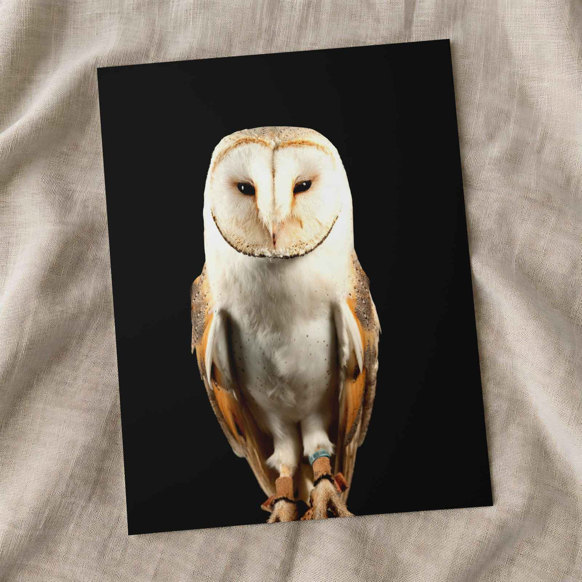 Beautiful Portrait of Snowy Owl Photo Wall Art (7 Sizes) - Premium Quality