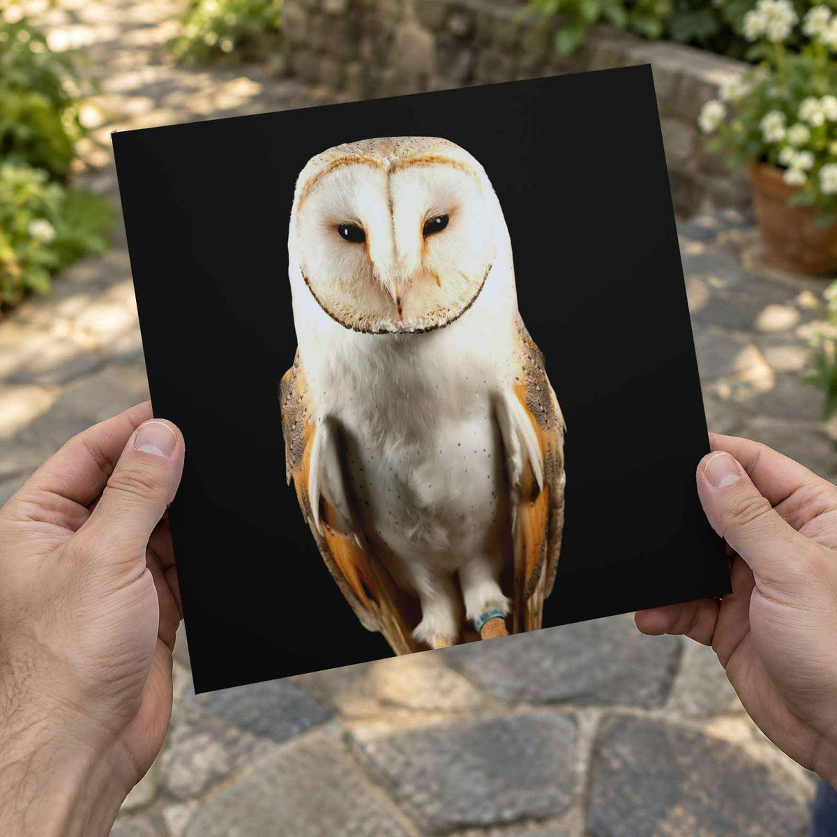 Beautiful Portrait of Snowy Owl Photo Wall Art (7 Sizes) - Premium Quality