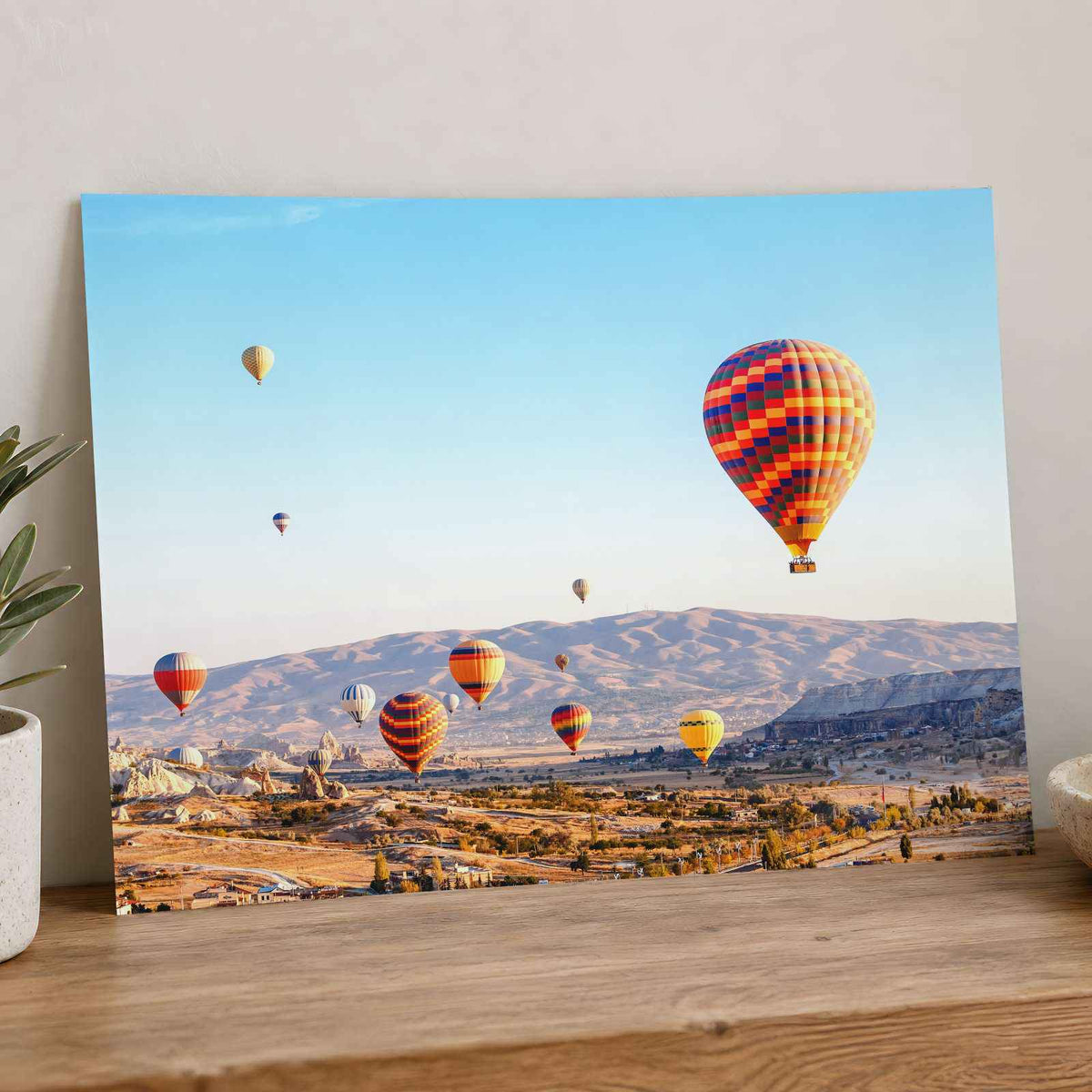 Hot Air Balloons Goreme Cappadocia Turkey Göreme Photo Wall Art (7 Sizes)