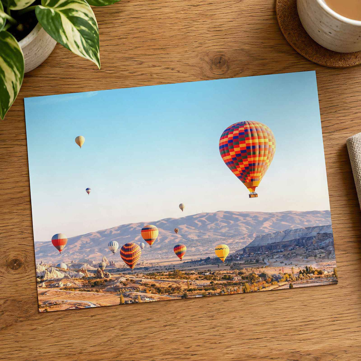 Hot Air Balloons Goreme Cappadocia Turkey Göreme Photo Wall Art (7 Sizes)