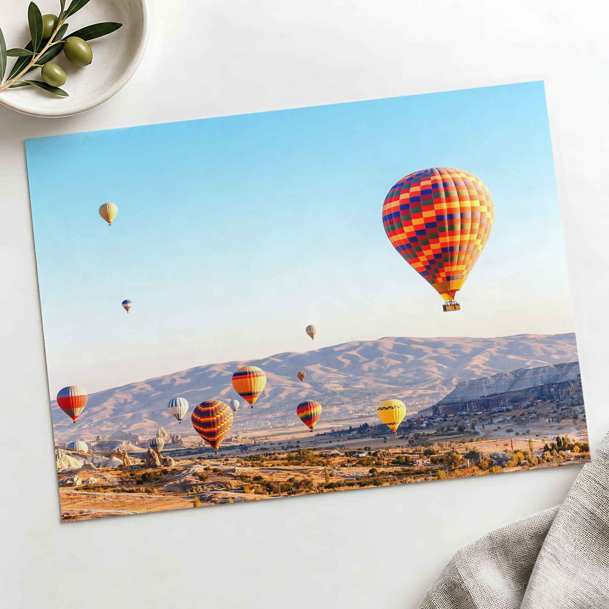 Hot Air Balloons Goreme Cappadocia Turkey Göreme Photo Wall Art (7 Sizes)