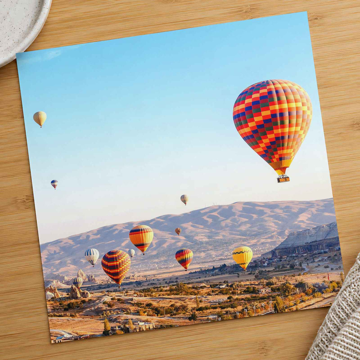 Hot Air Balloons Goreme Cappadocia Turkey Göreme Photo Wall Art (7 Sizes)