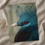 Close Up of Bird with Red Eyes Photo Print (7 Sizes) - High Quality