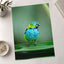Colorful Bird Perched on Top of Green Leaf Photographic Art Print (7 Sizes)