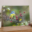 Eurasian Blue Tit with Berries Photo Wall Print (7 Sizes) - Ready to Frame
