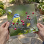Eurasian Blue Tit with Berries Photo Wall Print (7 Sizes) - Ready to Frame