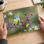 Eurasian Blue Tit with Berries Photo Wall Print (7 Sizes) - Ready to Frame