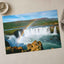 Rainbow Over Goðafoss Waterfall in Iceland Photography Print (7 Sizes)