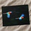 Two Colorful Macaws Flying Through the Jungle by Zdeněk Macháček Photo Print Wall Decor