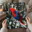 Red and Blue Parrot Perched on Branch Bali Photo Wall Art (7 Sizes) - Frameable