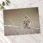 Small Bird Perched on Barbed Wire Photo Print (7 Sizes) - High Quality