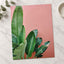 Tropical Plant Against a Pink Wall Photographic Art Print (7 Sizes) - Frameable