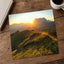 Sun Setting Over a Grassy Hill Photo Wall Print (7 Sizes) - Crisp Detail