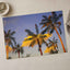 Palm Trees Against a Blue Sky Photo Wall Print (7 Sizes) - Crisp Detail