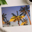 Palm Trees Against a Blue Sky Photo Wall Print (7 Sizes) - Crisp Detail