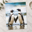 Two African Penguins Touching Flippers Photographic Art Print (6 Sizes)