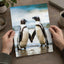 Two African Penguins Touching Flippers Photographic Art Print (6 Sizes)