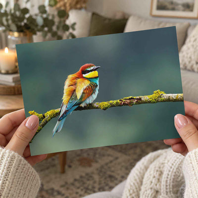 Beautiful European Bee Eater Photo Wall Print (7 Sizes) - Printed in USA