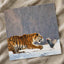 Tiger Lunging at a Pheasant in Snow Photo Print (4 Sizes) - Printed in USA