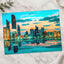 Abu Dhabi Skyline at Sunset, UAE Photo Print (7 Sizes) - Heavyweight