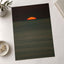 Dark Water with Sunset in Background Photo Print (7 Sizes) - Shipped Flat