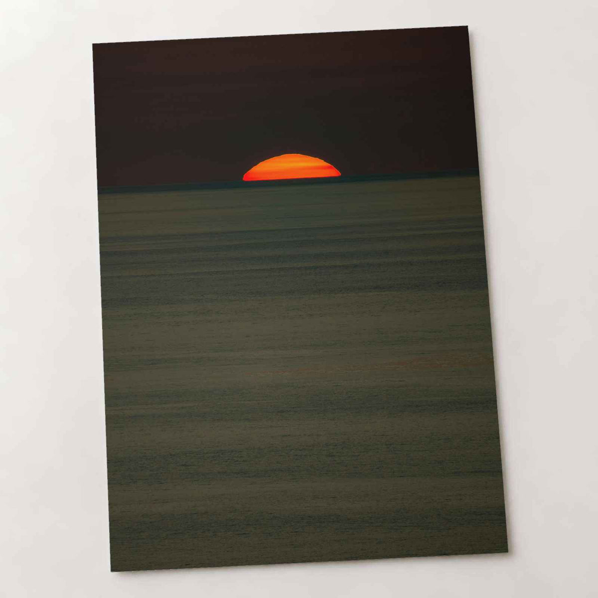Dark Water with Sunset in Background Photo Print (7 Sizes) - Shipped Flat