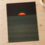 Dark Water with Sunset in Background Photo Print (7 Sizes) - Shipped Flat