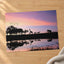 Elephant, Giraffes Silhouette in Africa Photo Wall Art (7 Sizes) - Crisp Detail