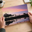 Elephant, Giraffes Silhouette in Africa Photo Wall Art (7 Sizes) - Crisp Detail