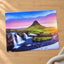 Kirkjufell at Sunrise in Iceland (Waterfalls) Photo Wall Print (7 Sizes)