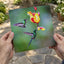 Two Hummingbirds Feeding Photographic Art Print (7 Sizes) - Frameable