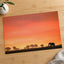 Elephant Silhouette at Sunset Photo Print (7 Sizes) - High Quality
