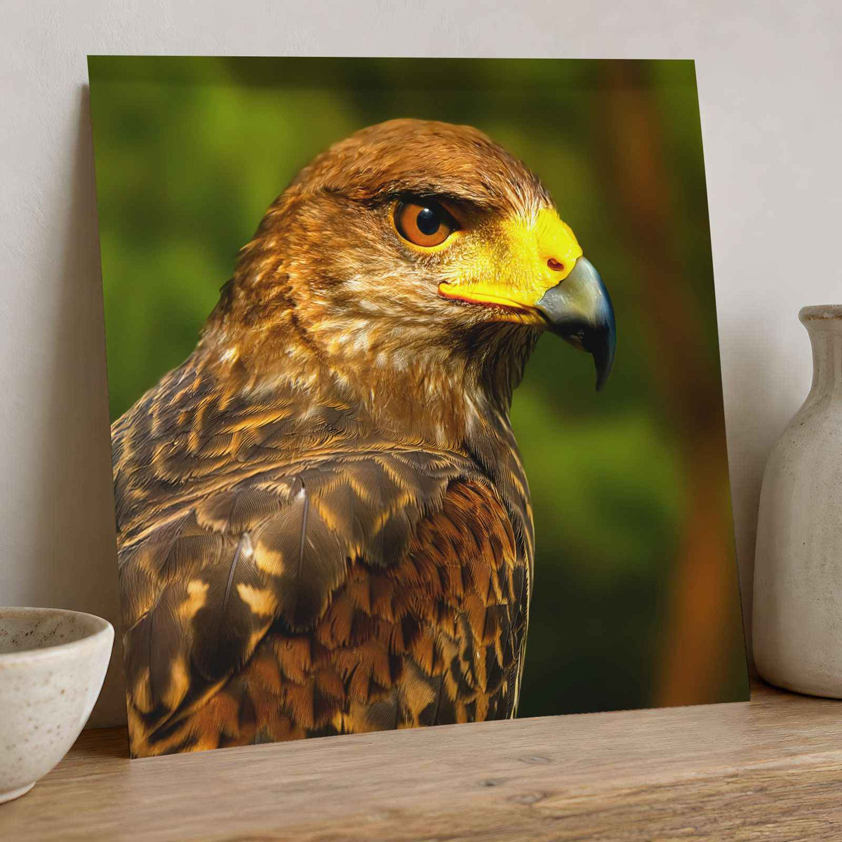 Close-Up of Raptor Bird Photography Print (7 Sizes) - Printed in USA