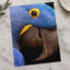 Close Up of Blue Parrot Photo Print (6 Sizes) - Heavyweight