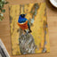 Starling Resting on Piece of Wood in Kenya Photo Wall Print (7 Sizes)