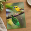 Yellow and Green Tropical Birds Photography Print (6 Sizes) - Satin Luster