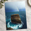 Rainbow Over Ocean Near Rocky Cliff Photography Print (7 Sizes) - Satin Luster