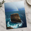 Rainbow Over Ocean Near Rocky Cliff Photography Print (7 Sizes) - Satin Luster