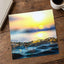 Sun Setting Over a Splashing Water Photographic Art Print (7 Sizes) - Frameable