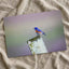 Blue Bird Sitting on Top of Wooden Post Petaluma Photo Print (7 Sizes)