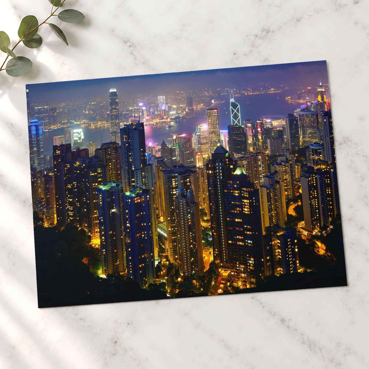 Hong Kong Cityscape from Victoria Peak Photography Print (7 Sizes) - Frameable