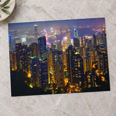 Hong Kong Cityscape from Victoria Peak Photo Print Wall Decor