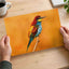 Colorful Bird Sitting on Top of Tree Branch Photography Print (7 Sizes)