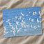 Flock of Birds Flying Over the Ocean Photo Print (7 Sizes) - High Quality